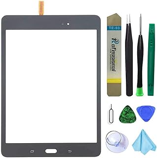 Black Touch Screen Replacement for Samsung Galaxy Tab A 8.0 SM-T350 T350, Digitizer Glass Assembly (Not Include LCD) with Professional Tool Kits + Pre-Installed Adhesive