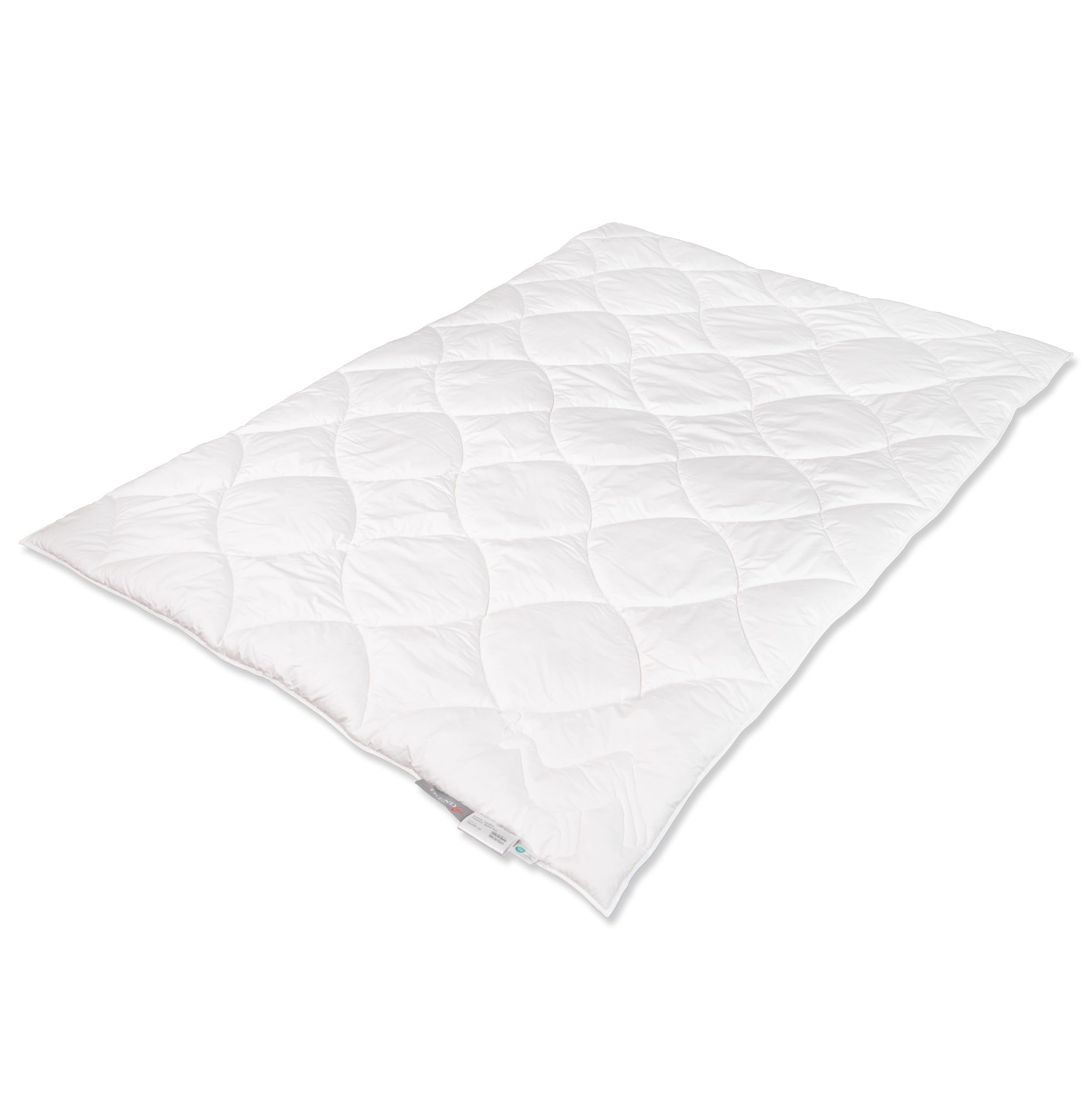 Badenia Trendline Alpaka Bettdecke | Feuchtigkeitsregulierend | Füllung: 100% Alpakahaar | Bezug: 100% Baumwolle Duo-Bett 135x200 warm