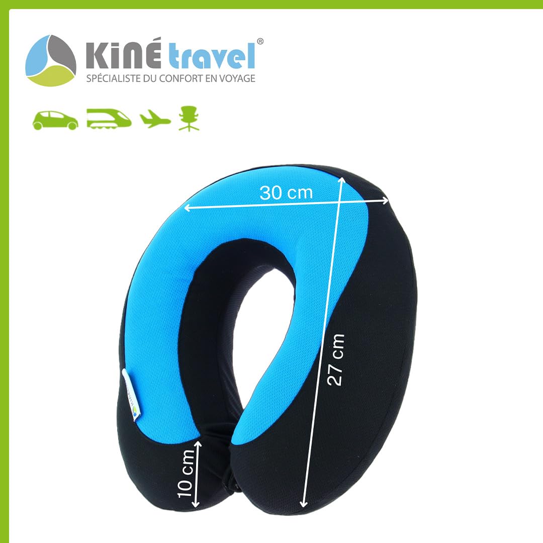 Kine Travel 169803 Supporto Collo in Gel Cuscino Ergonomico da Viaggio