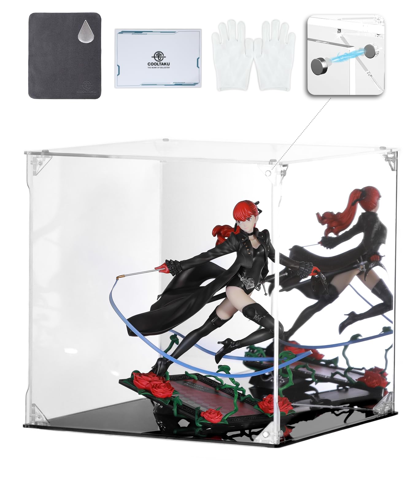 Amazon.co.jp: COOLTAKU フィギュアケース アクリル UVカット 背面