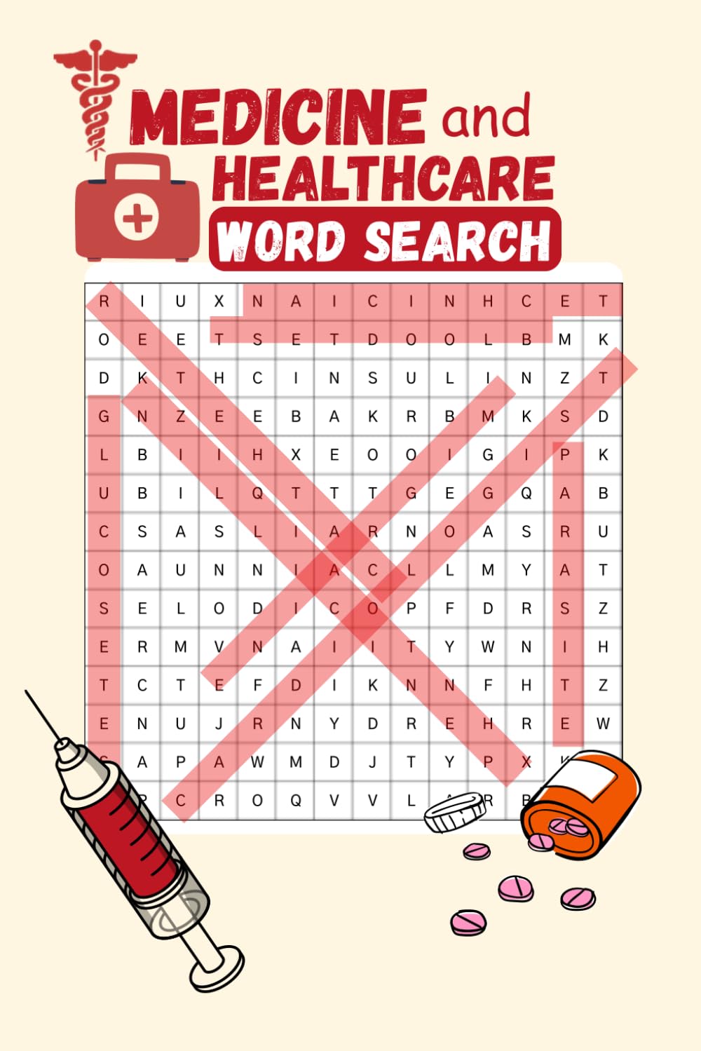 medicine and healthcare word search: word search puzzles about medicine, health, healthcare professionals , medical vocabulary and more |6x9 inches , ... , relaxing , holidays and free times.