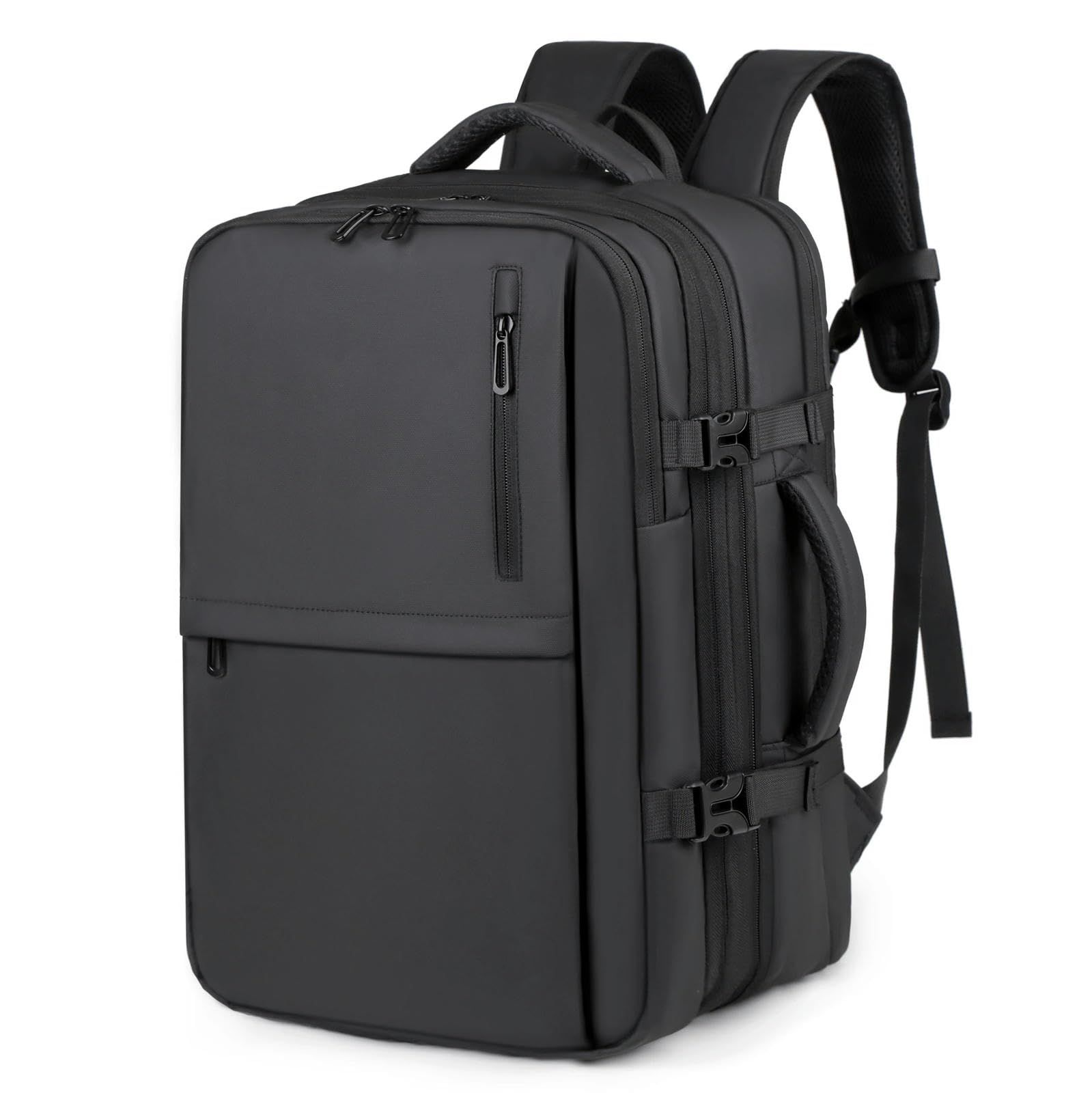 ZCABYBD Travel Bag New Men's Backpack Vacuum Compression Multifunctional Computer Large Capacity Expandable Bag-black