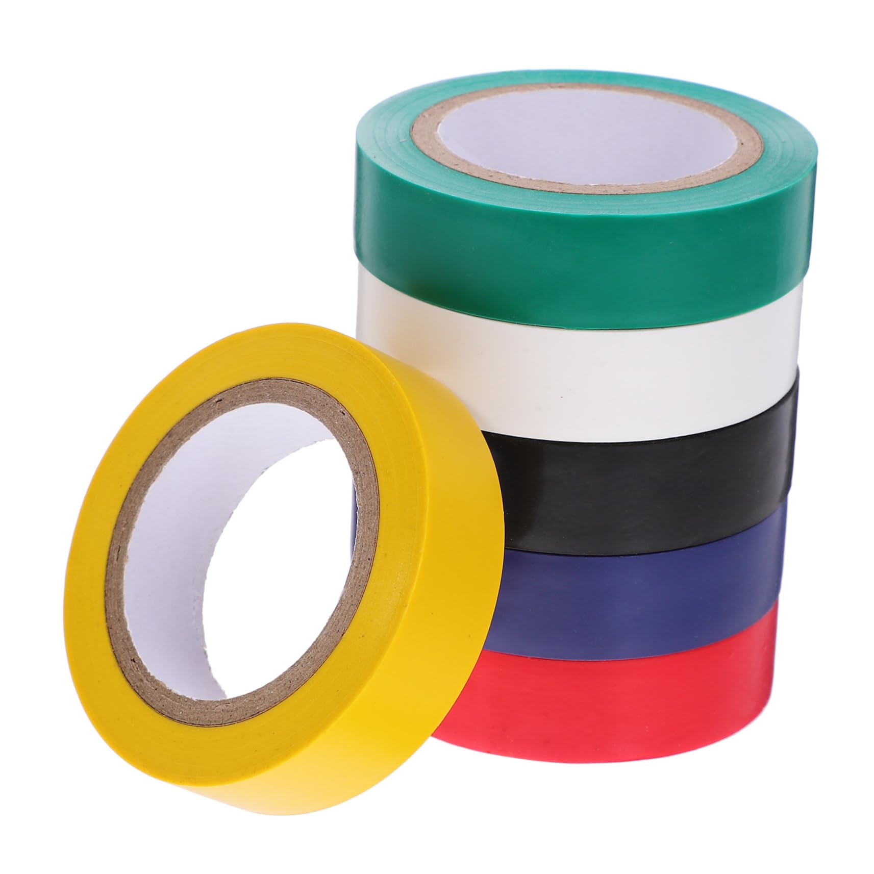 ULTECHNOVO 30rotoli Nastro Isolante Elettrico Adesivo Da Colori Resistente Alle Alte Temperature Facile Da Usare Per Lavori Elettrici e Riparazioni Domestiche