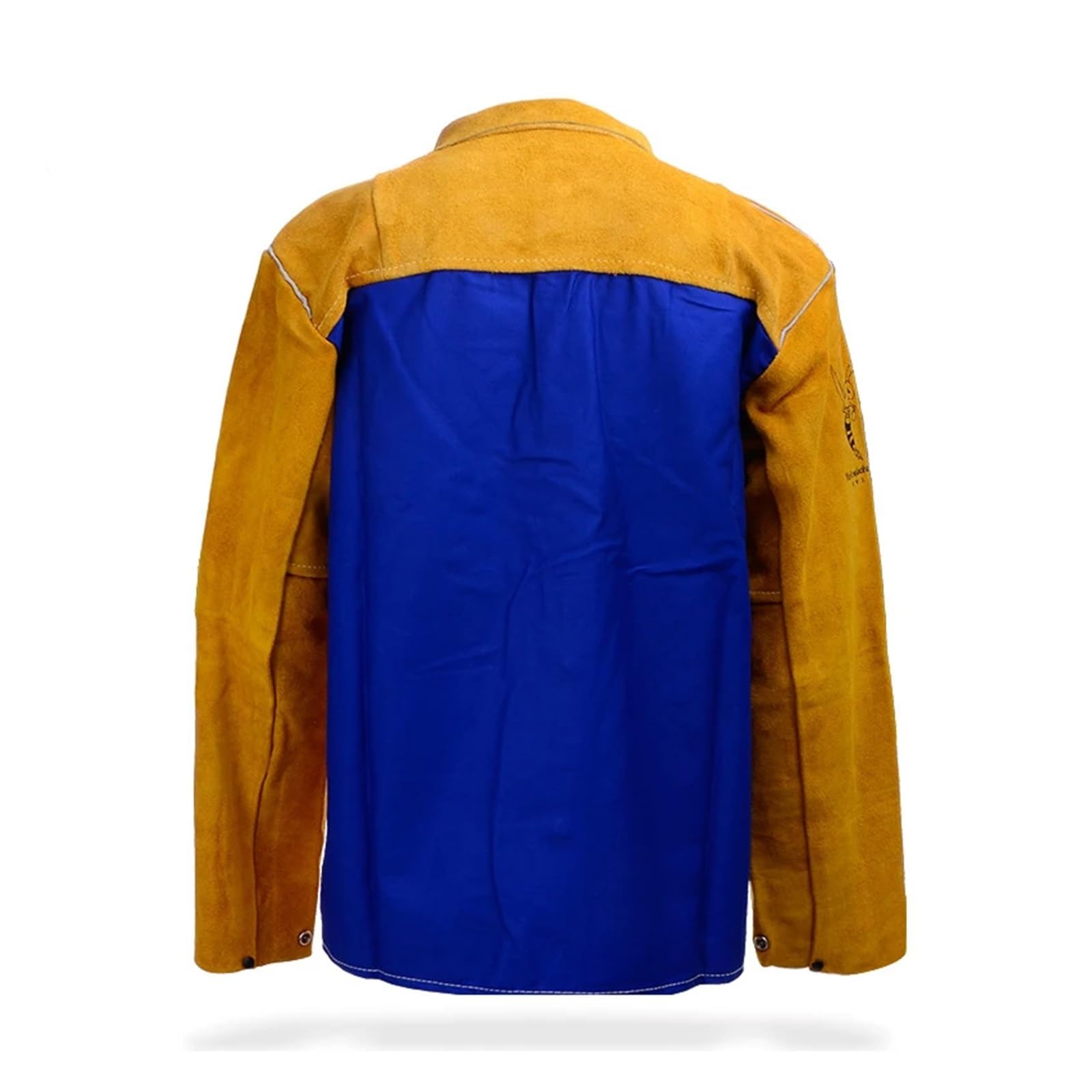 Tablier de soudage en Cuir, résistant au feu, vêtement de Soudeur Ignifuge, Veste Ignifuge, Combinaison de sécurité pour Arc Argon, Coton Fendu (44-2650, L)