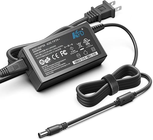 KFD Adaptador de CA de 24 V para Epson Workforce WF-100 WF-110 ES-400 ES-500W GT-S80 GTS-50 GT-550 DS-530 DS-770 DS-760 DS-860 Perfection V550 V500