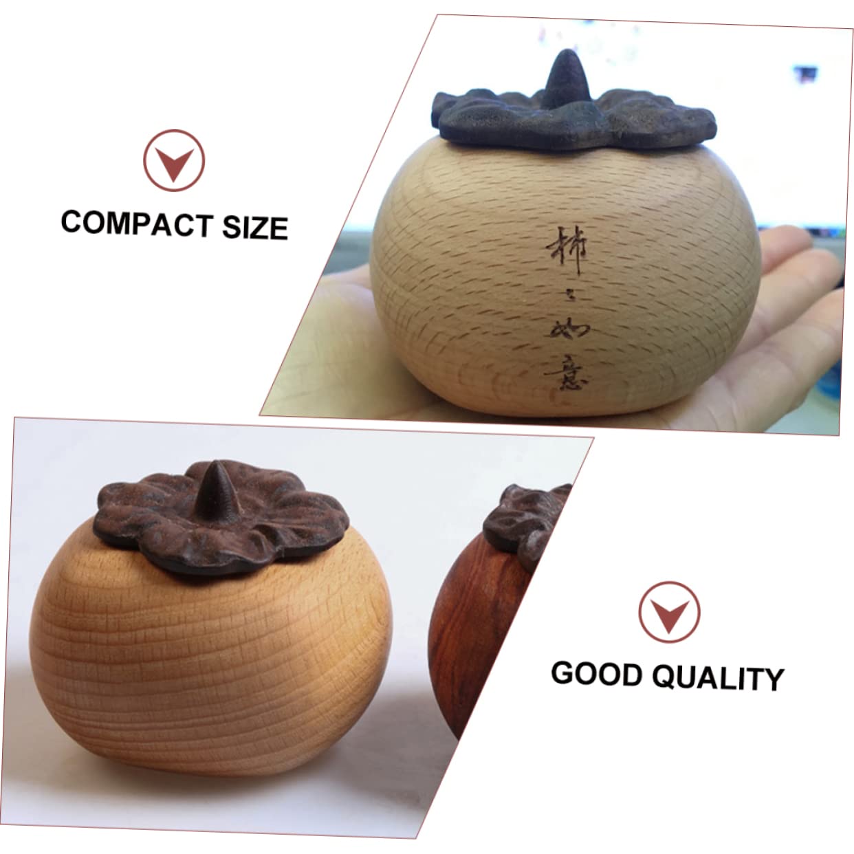 Dekorativer Holz Duftdiffusor für Ätherische Öle, Desktop Raumduft