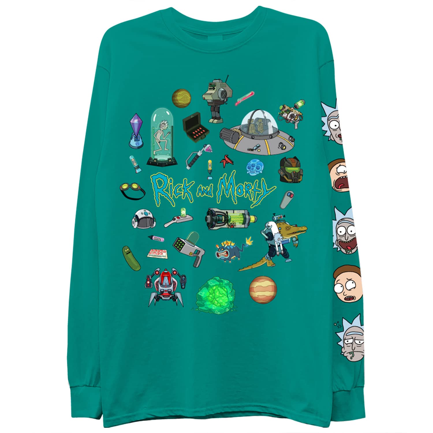 Rick And Mortymens T Shirt Mens Long Sleeve Shirt Rick