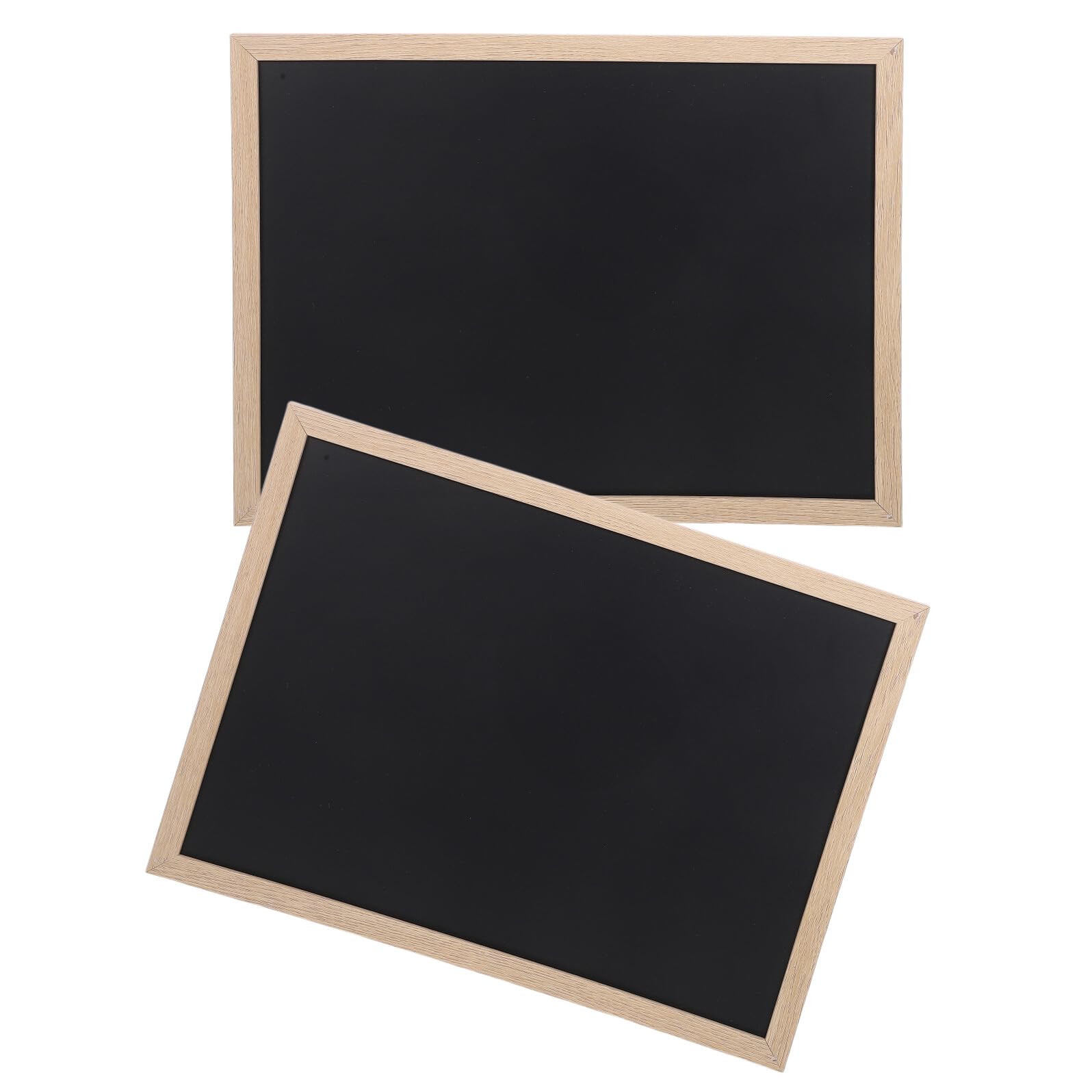 Alipis Petits Tableaux Noirs Surface Réutilisable 40x30cm Lot de 2 en Bois Authentiques pour Buffet et Événements Décoratifs
