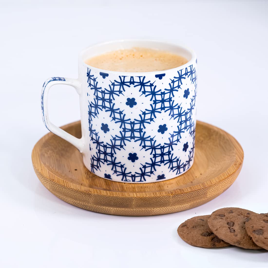 StarAndDaisy Ceramic Coffee Mug | Set of 6 | Handcrafted Design Bone China Tea Cups | Stackable, Chip Resistant, with Handles- 150ml (CM - 310) 1