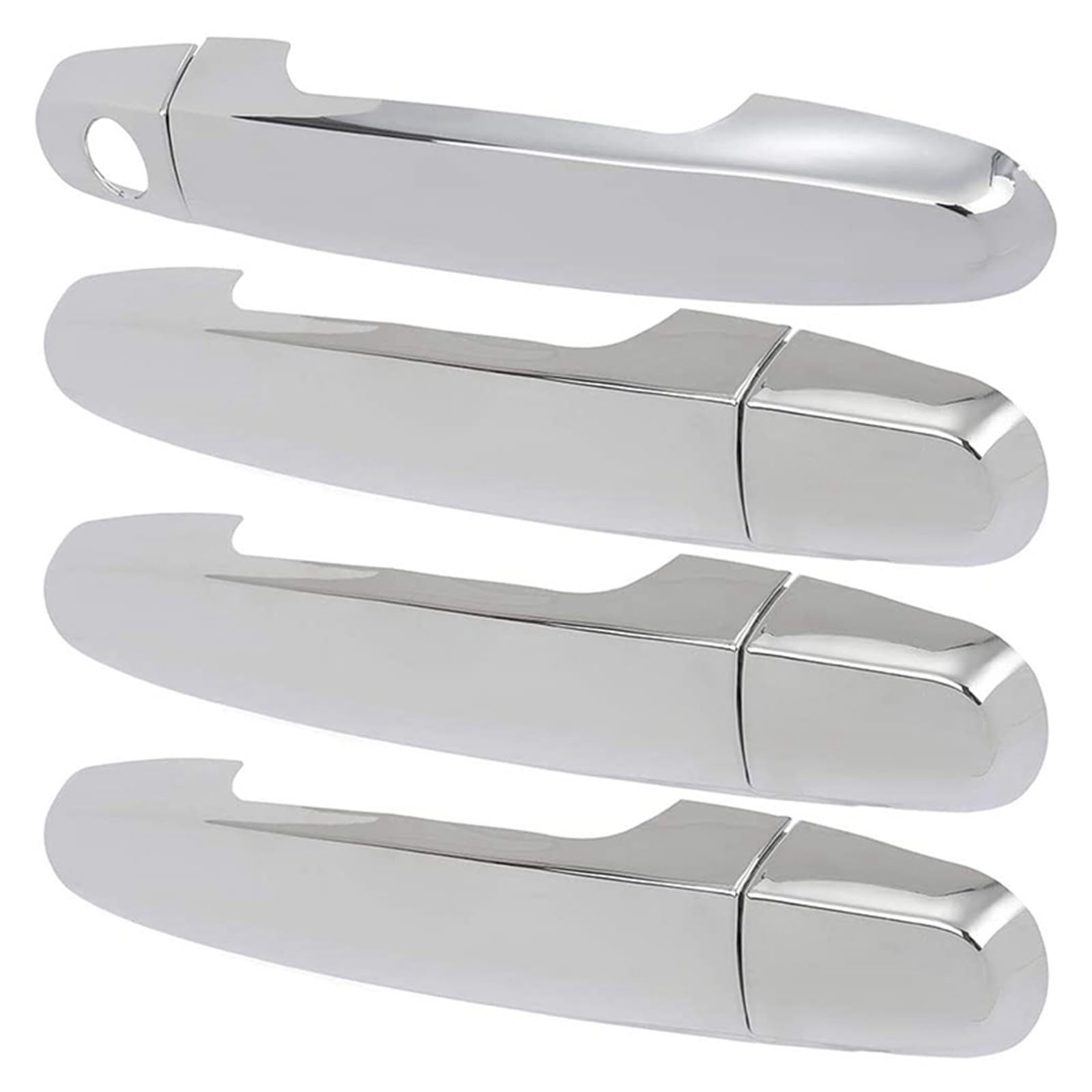 Yytemd One Color Car Exterior Door Handles Covers For Toyota For Corolla 2003-2013 Chrome