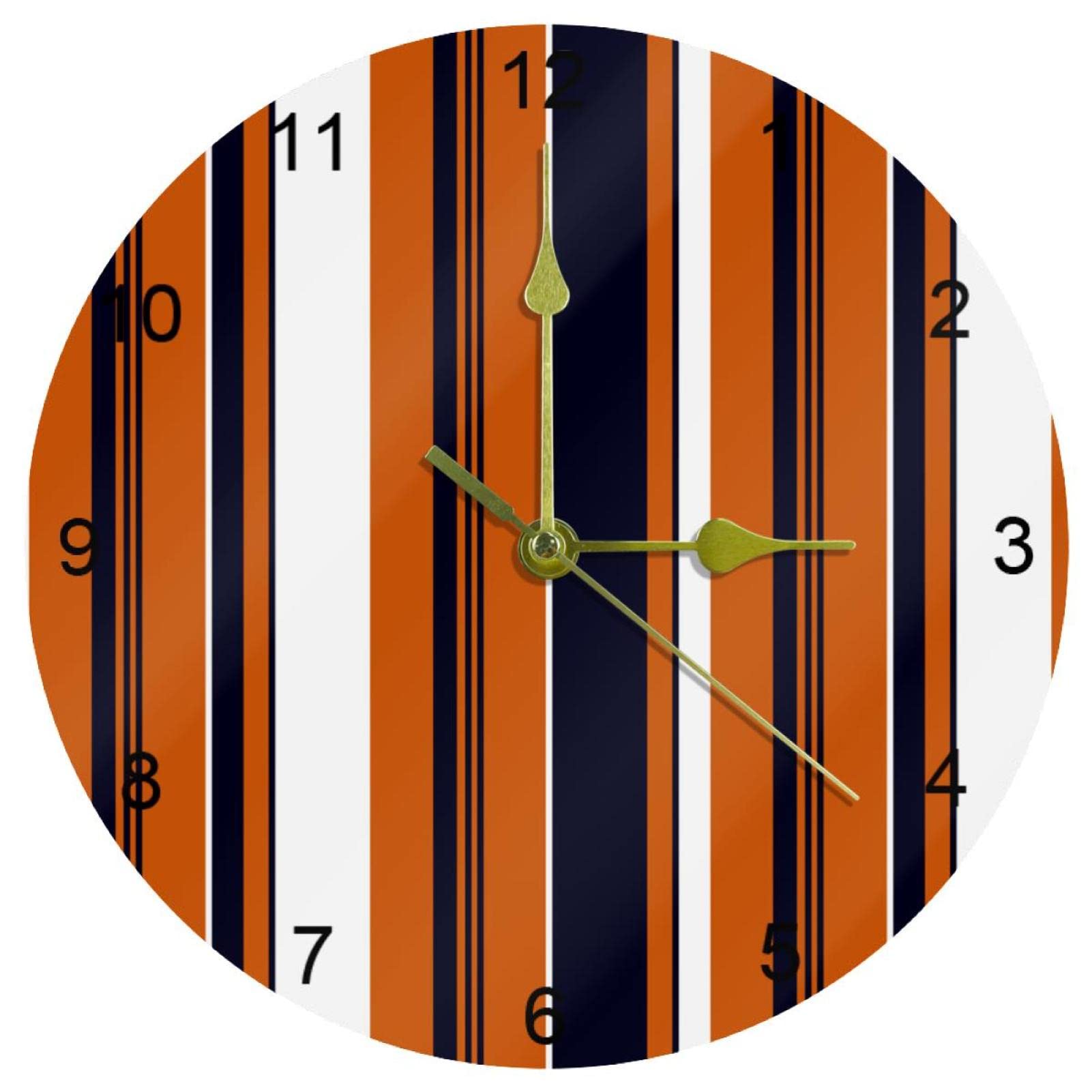 Horloge murale sans tic-tac finie la distraction sonore pour travailler