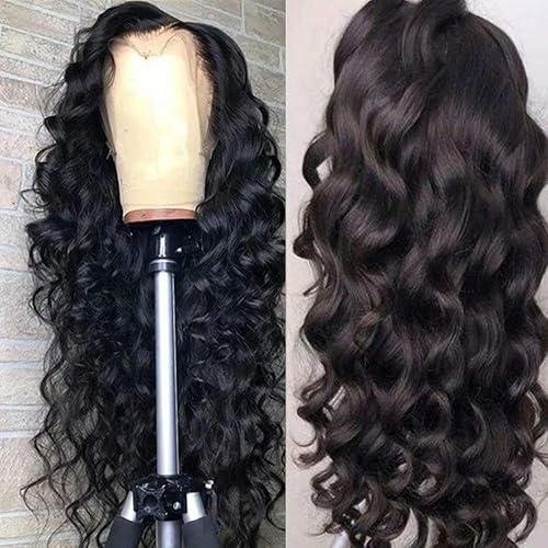 ten chopsticks Peluca de cabello humano brasileño con encaje frontal transparente HD de 13 x 6 pulgadas, densidad de cabello humano Remy 180,