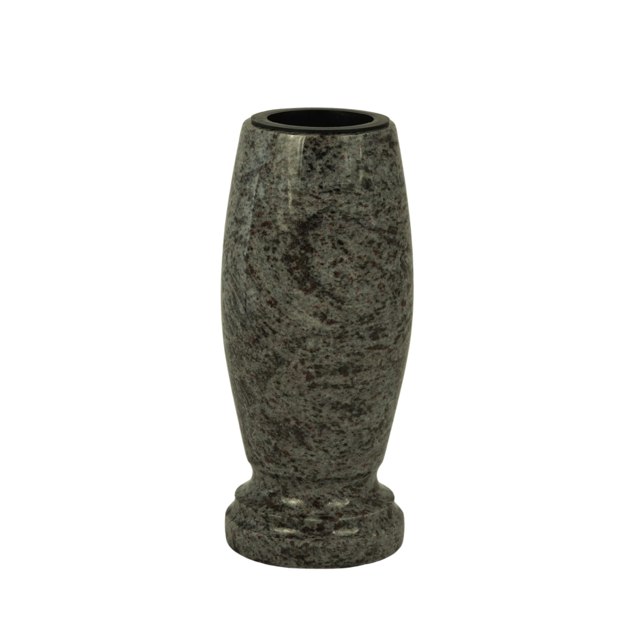 classico designgrab de Medium Vase funéraire en granit Orion Blue/Coromandel/Bahama Blue Vase de cimetière Décoration tombale.