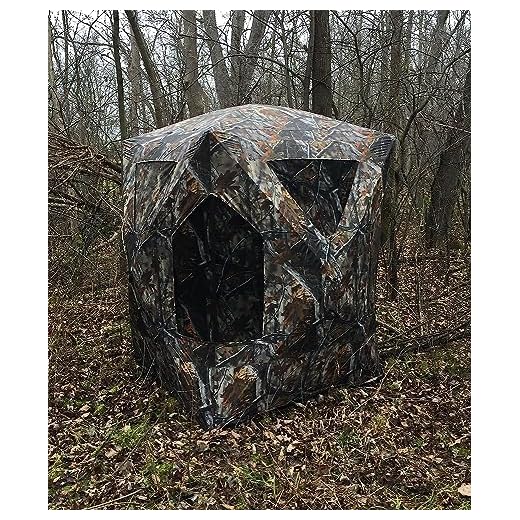 JM Rusk Two-Tall Extra Tall Two to Three Person Hunting Blind