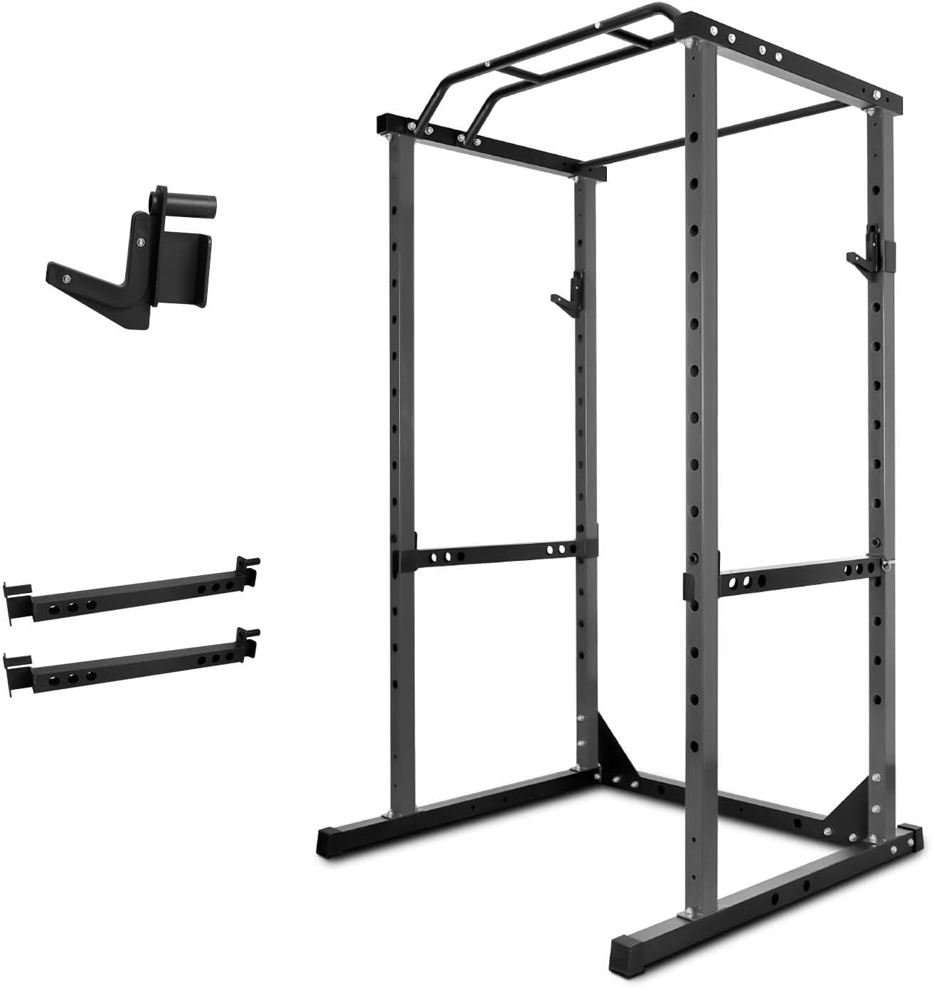 Generic Generic Heavy Duty Power Cage – 1200lbs Capacity with Angled Pull-Up Bar