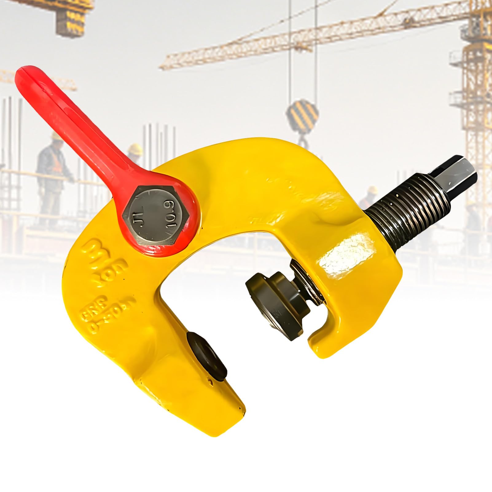 DNEPEI Heavy Duty Plate Hoist Clamp for Steel Lifting – 1.5T & 3T Options, Integrated Screw Fastening, No Scratching or Denting, Compliant with Industrial Safety Standards 1.5T