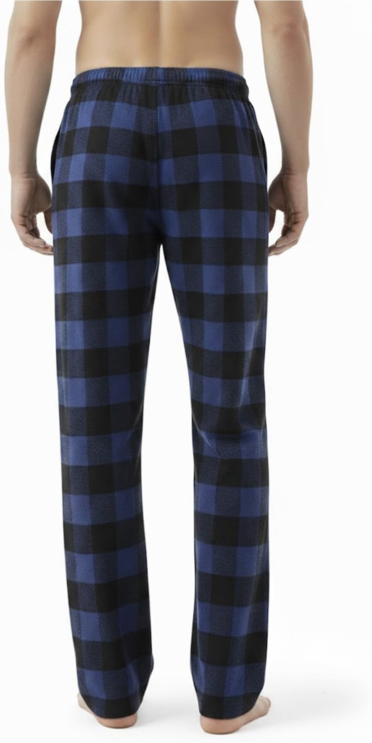 Zylioo Men's Tall Lounge Pajama Bottoms for 6ft+ Guys Soft Sleep Pants with Pockets for Home Relaxing