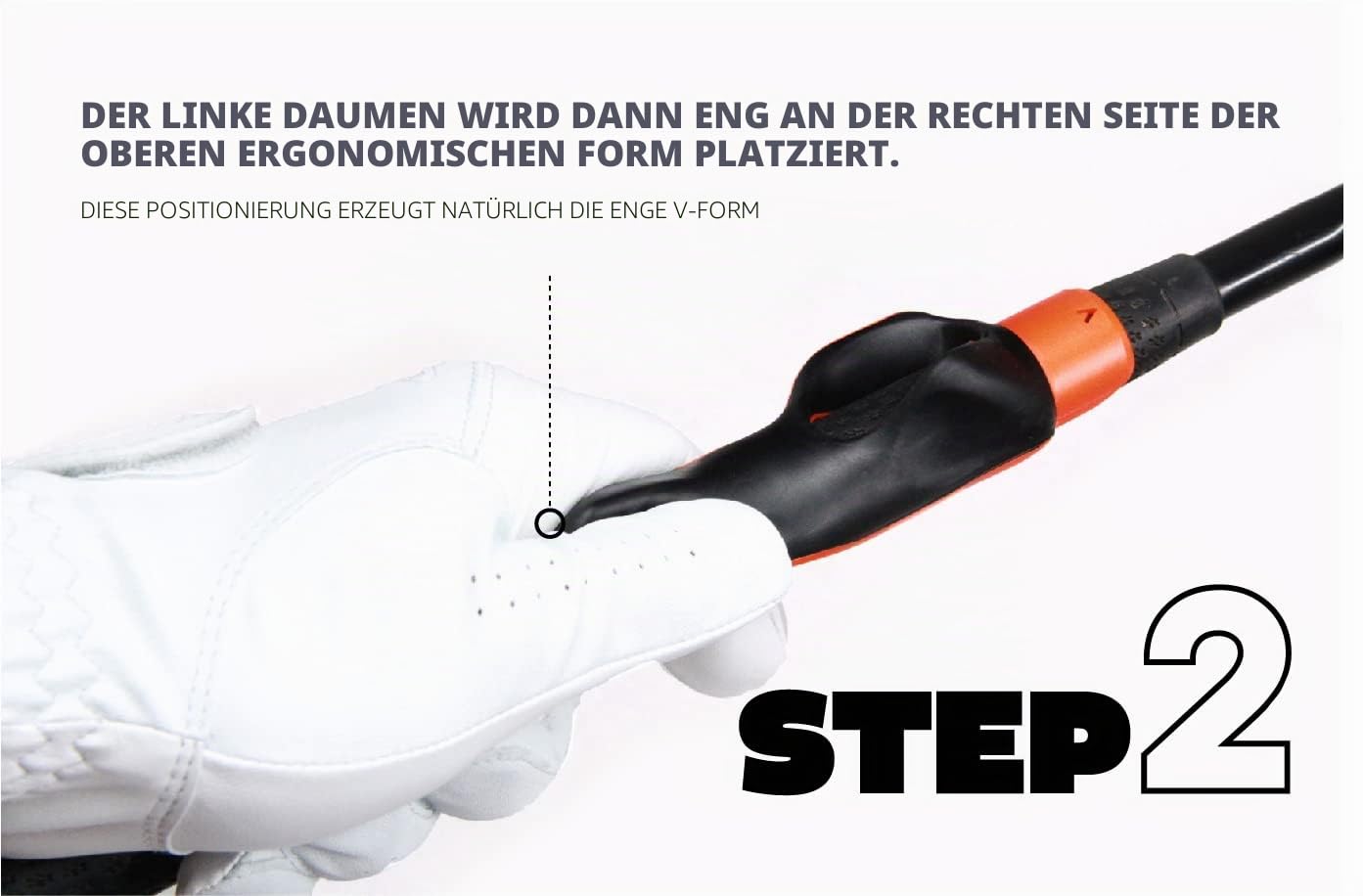 Links Golf Griff-Trainer für Links- und Rechtshänder, Aufsatz für Golfschläger, um bessere Handhaltung zu erzielen, Golfschwung-Trainer