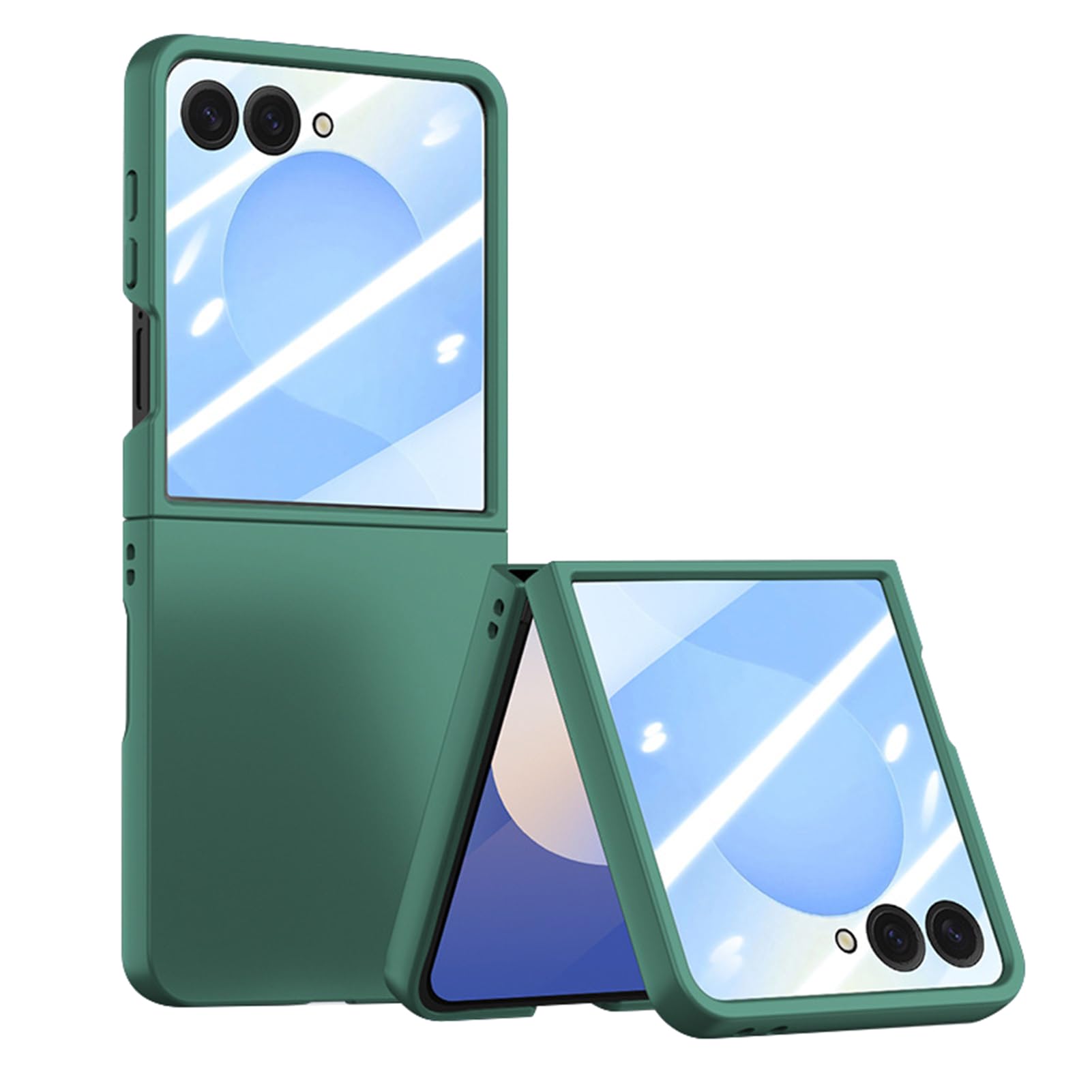 Housse Samsung Galaxy Z Flip 8 givrée anti-rayure couleur bonbon