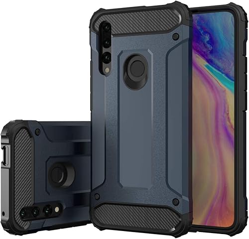 Miniatura 6 de Asuwish Funda compatible con Huawei Y9 Prime 2019/Honor 9X/P Smart Z y protector de pantalla de vidrio templado, accesorios de doble capa protectora