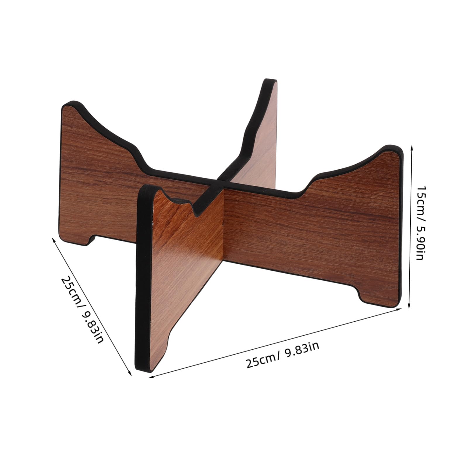 FRCOLOR Schlagzeugständer aus Holz Handpan-trommelhalter Robustes Design für Trommeln zum Spielen und Präsentieren Stabiler Stand
