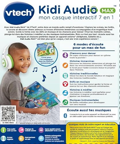 Casque KidiPods Max Mon casque interactif 7en1 - vue 6