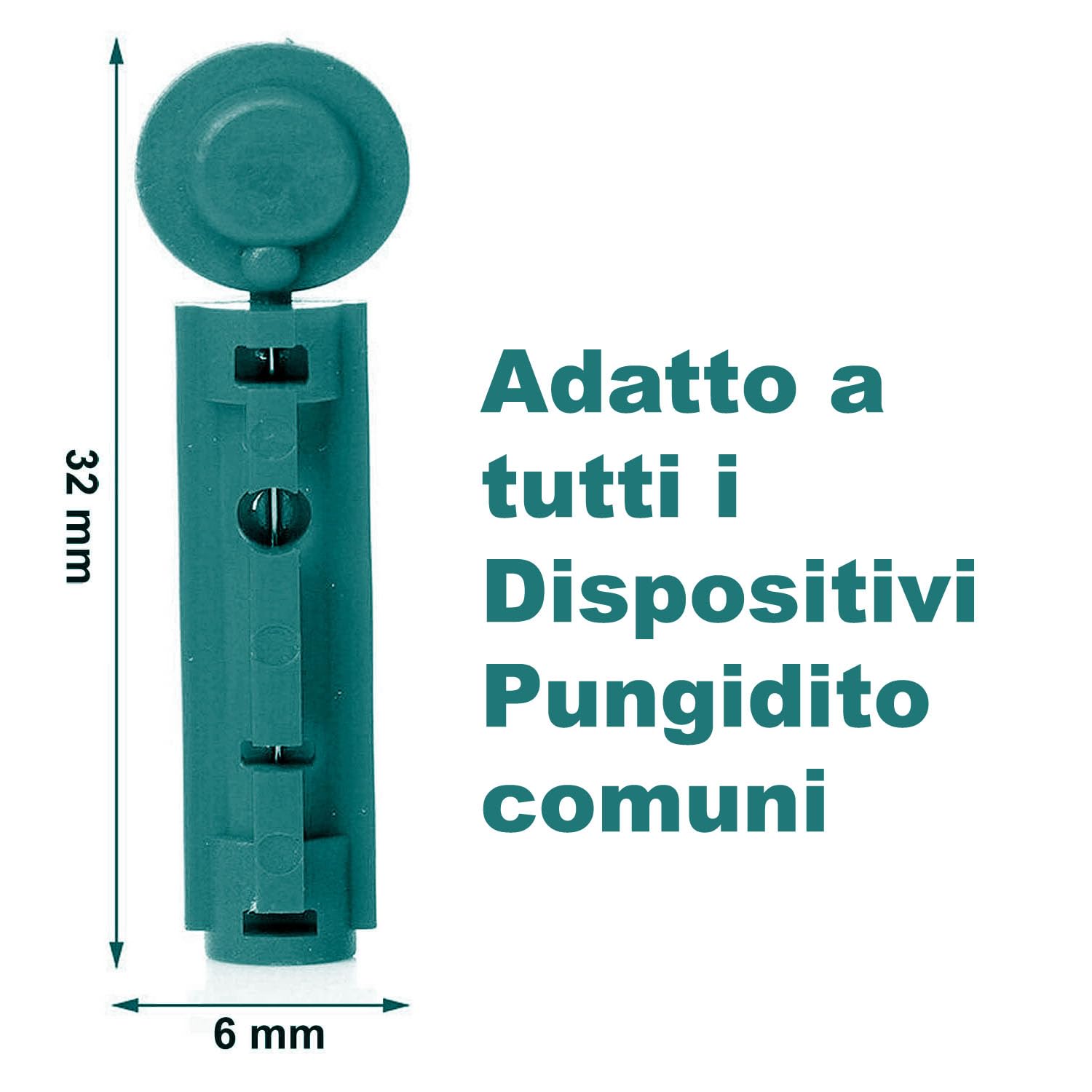 Lancette 28 G - 100 Pezzi I Lancette sterili Monouso I Lancette per il Sangue I Lancette di Sicurezza I Test della glicemia I Diabete