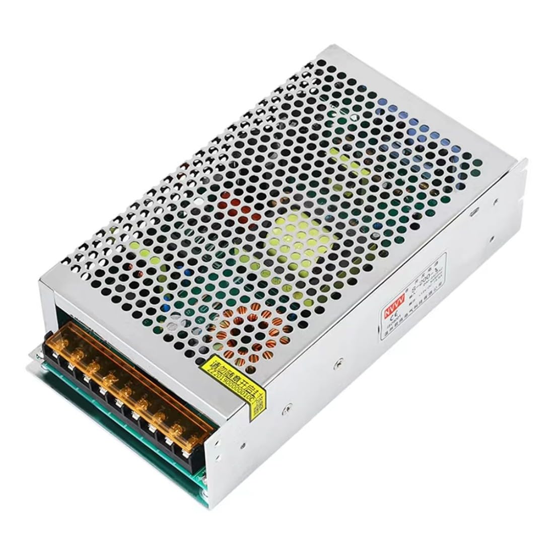 Zasilacz impulsowy 5 V, 40 A, 200 W, transformator AC 230 V na DC 5 V, idealny do taśm LED/świateł, kontrolera drukarki 3D i systemu CCTV, ze stabilnym napięciem i zabezpieczeniem przed przeciążeniem