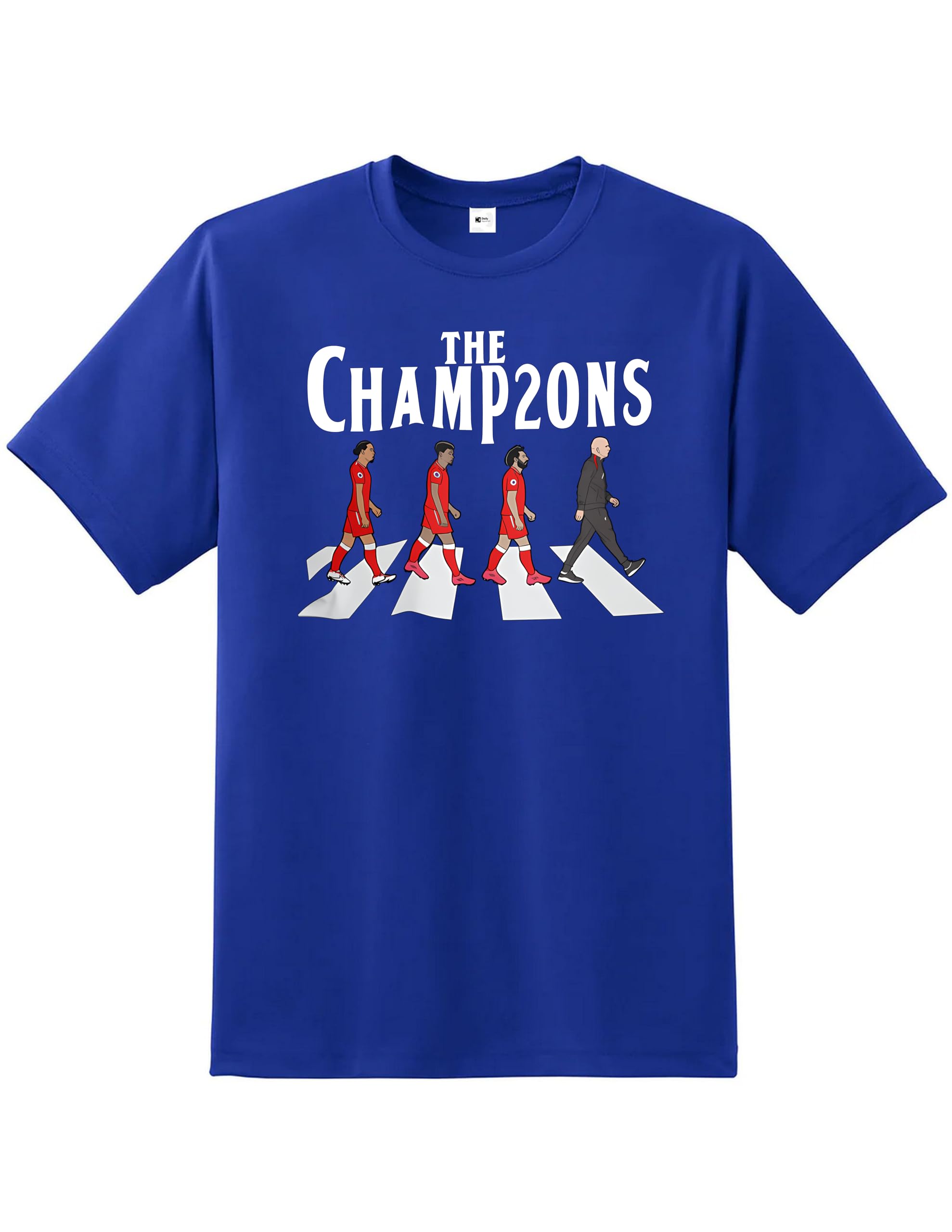 Liverpool Champions T-Shirt – Premier League Winners Celebration Tee for Scousers |Champions Trophy T-Shirt Unisex Fan Top |League Title Winner Football Shirt Match Day Supporters Royal