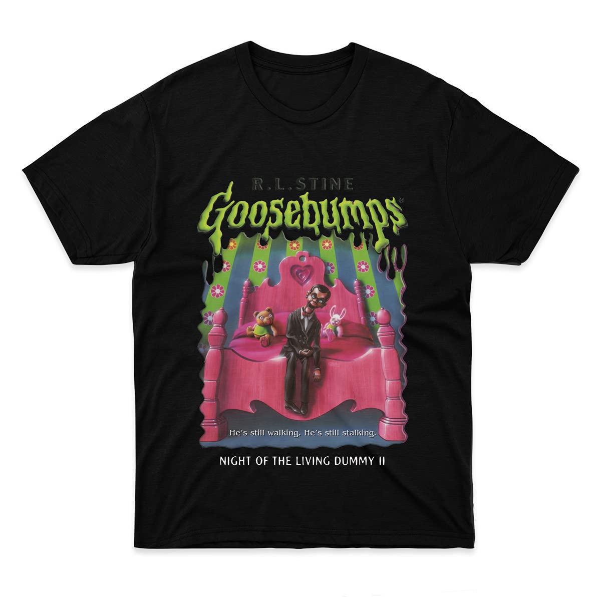 Mens Womens Tshirt Goosebumps - Night of The Living Dummy 2 Shirts for Men Women Neck Gift Funny Multicolor