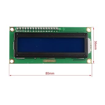 2pcs IIC I2C TWI 1602 16x2 Serial LCD Module Display for Arduino UNO R3 2560 I2C 1602 LCD Display Module 16X2 Character Serial Blue Backlight LCD Module for Raspberry Pi Arduino STM32