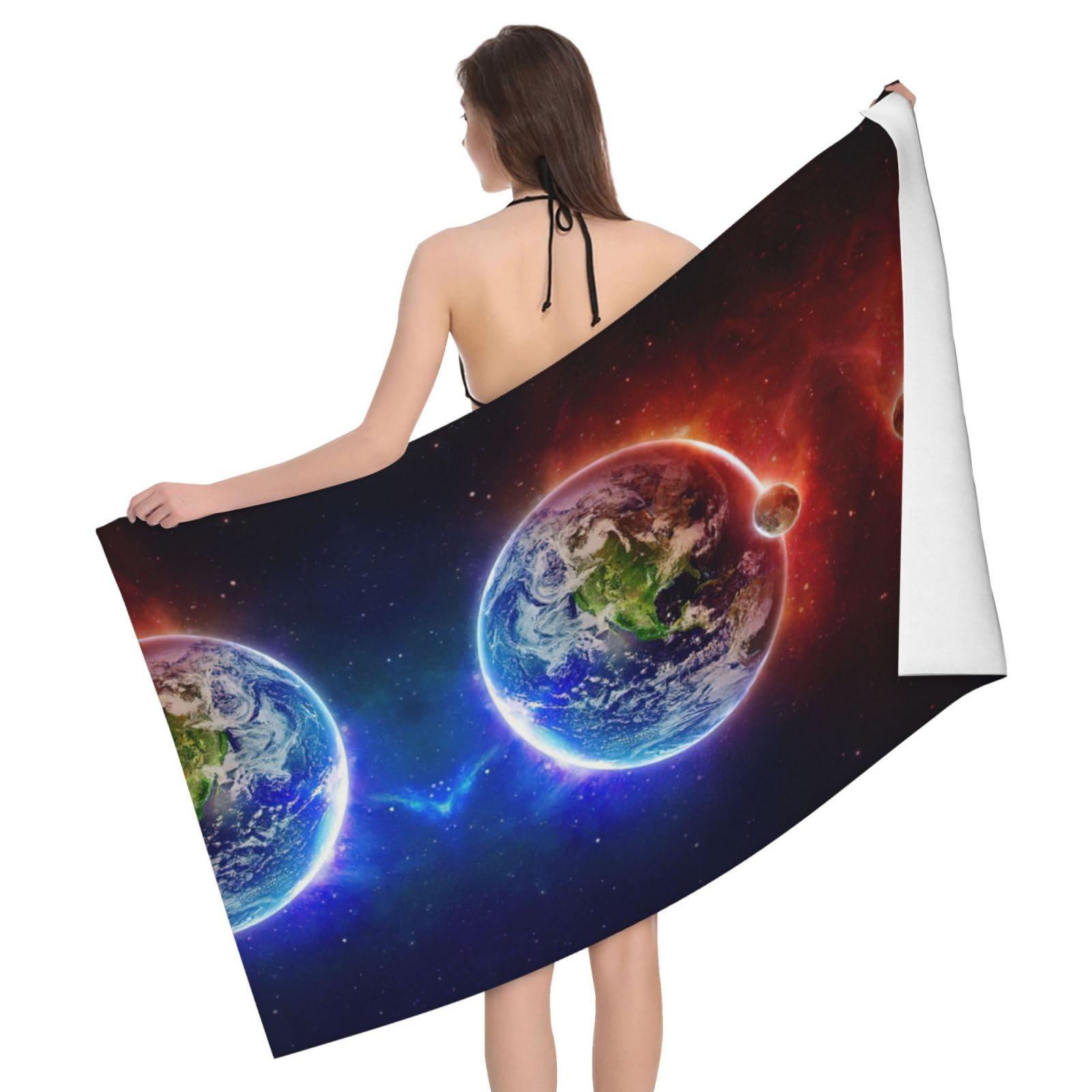 Serviette de bain anti humidité microfibre séchage rapide pour douche sans odeur