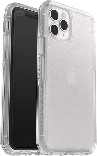 OtterBox Symmetry Clear Series - Funda solo para iPhone 11 Pro, embalaje no minorista, polvo de estrellas (escamas plateadas/transparente)