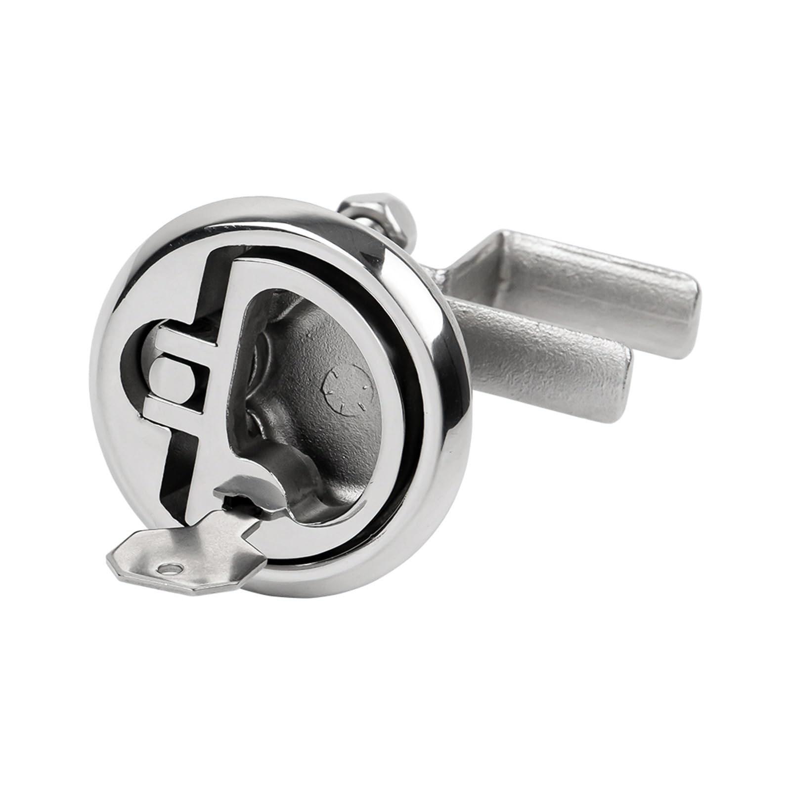Mtmxalbbr One Color 316 Stainless Steel Lift Handle Lock Flush Mount Boat/Yacht/Deck Latch With Key Turning Boat Accessories