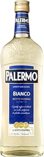 Palermo Bianco Non Alcoholic Aperitif Herbal Vermouth Style France 1000ml | Serve Over Crushed Ice with Lemon, Soda or Juice for Alcohol Free Aperitif Moments Before Dinner or During Shared Occasions