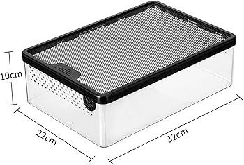 Amazon | BluFied 爬虫類飼育箱 レプタイルボックス 換気穴付き