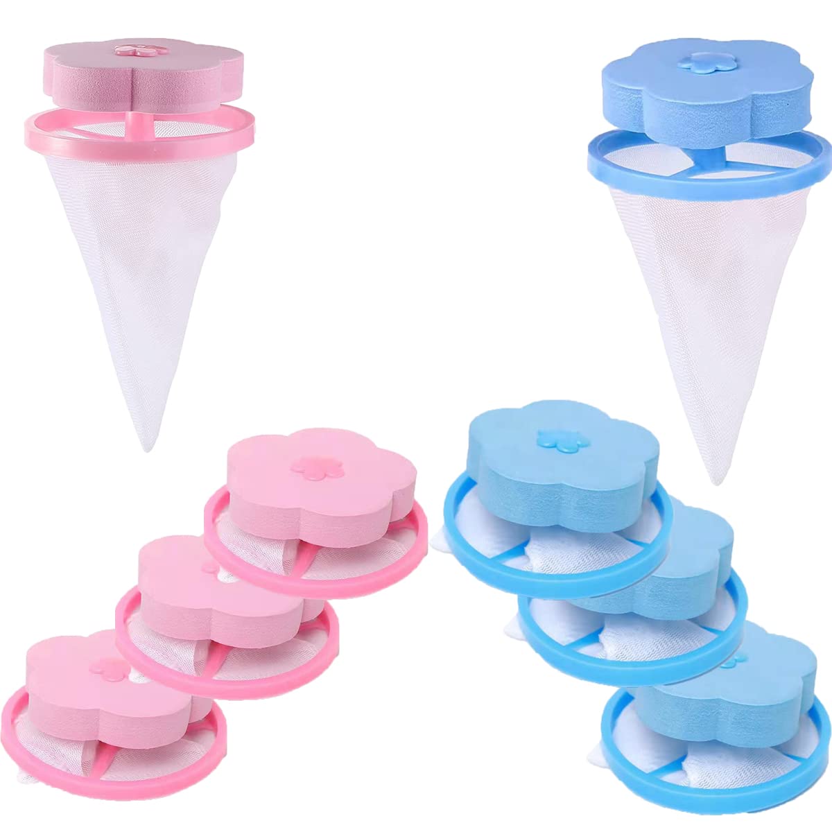 MCODO Indigopetco Pet Hair Remover Laundry,pet Hair Remover For Laundry, Laundry Pet Hair Catcher For Washing Machine,indigo petco hair remover laundry (6PCS)