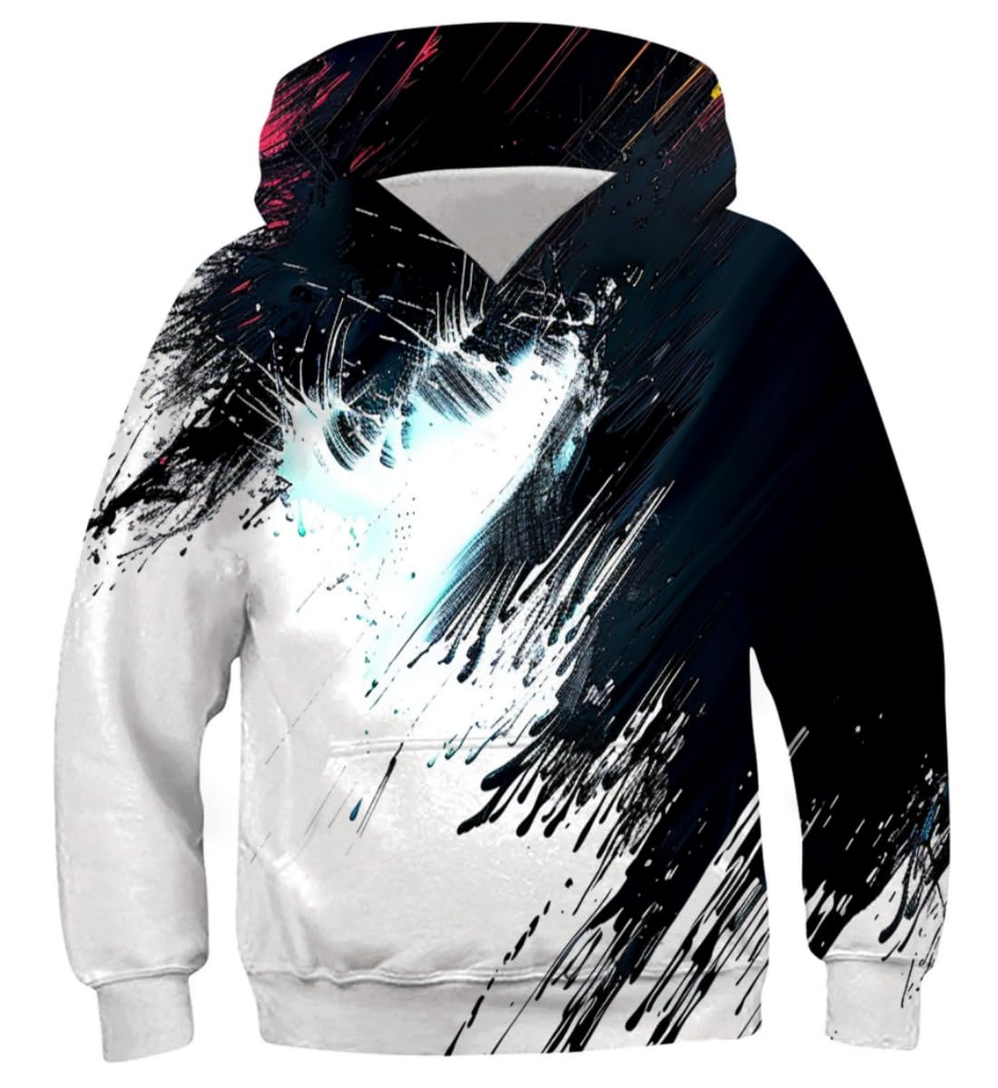 Belovecol Boys Girls Hoodies 3D Novelty Pullover Kids Funny Pullover Sweatshirts Long Sleeve Hooded with Pocket for 6-16 Years — view 13