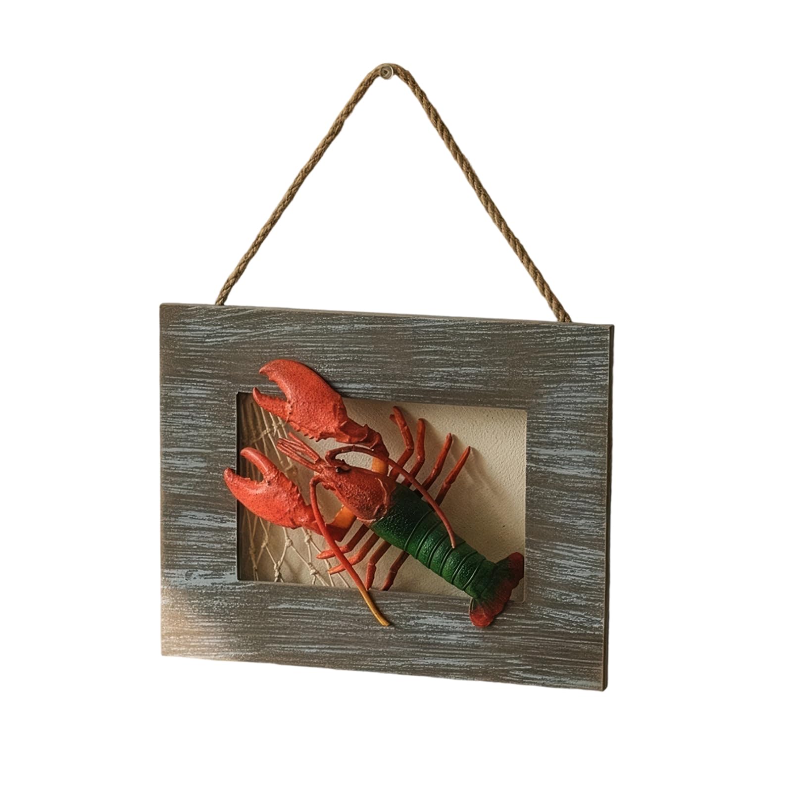 Kalttoy Wood Nauticals Decor Lobster/Crabs Wall Decor Nauticals Coastal Theme Wall Art Beach Hanging Decors for Living Room Wood