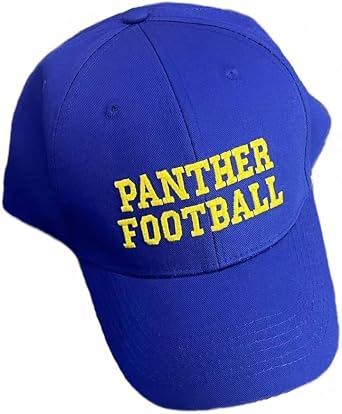 Coach Eric Taylor Panther Football Baseball Cap - Dillon Panthers Team Hat Costume TV Show Fan Gift - Embroidered Royal Blue