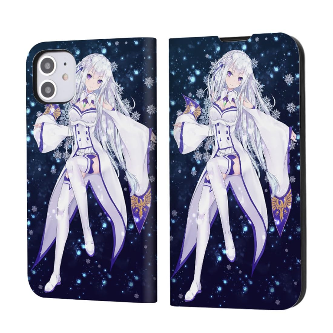 エミリア　手帳型スマホケース Amazon.co.jp: 手帳型 iPhone用ケース スマホカバー iPhone15