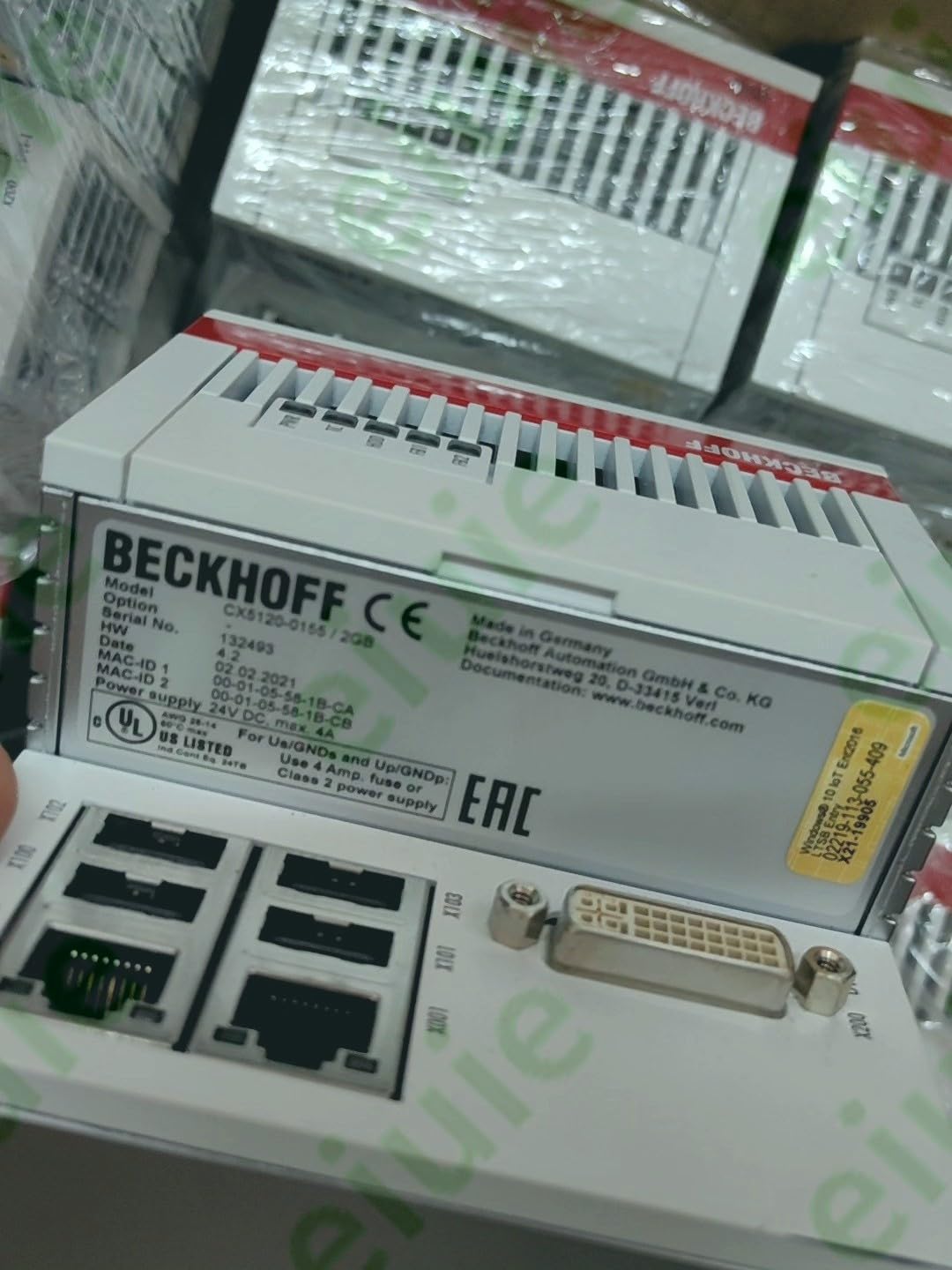 1 Pcs CX5120-0155(Used) Quality Assurance