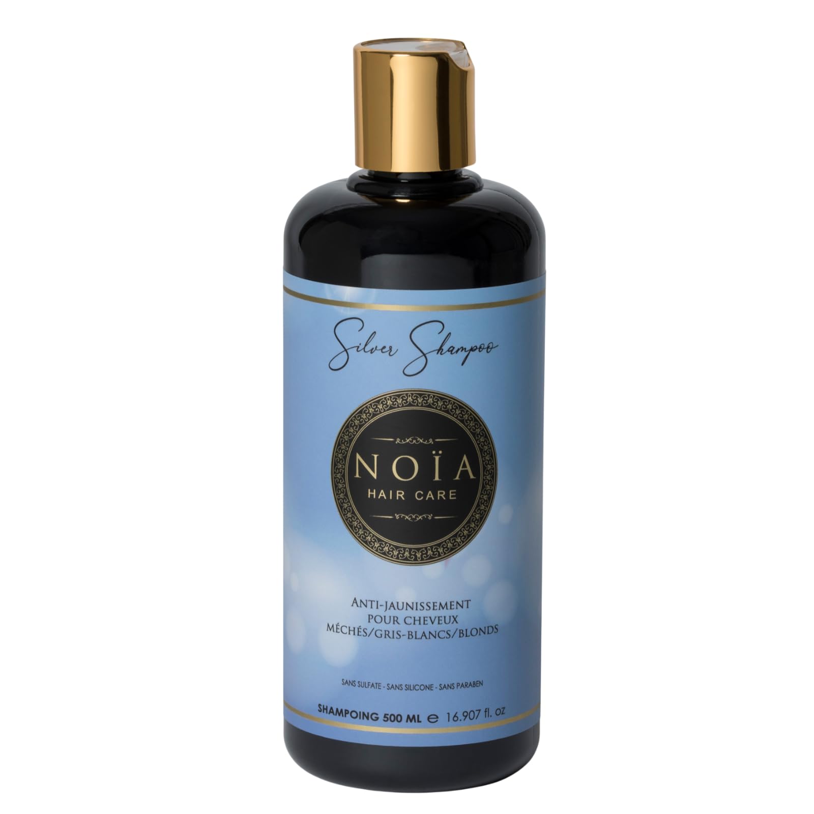 Sulfate-Free Shampoo - Anti-Yellowing - Silver Collection - NOÏA HAIR - 500ML