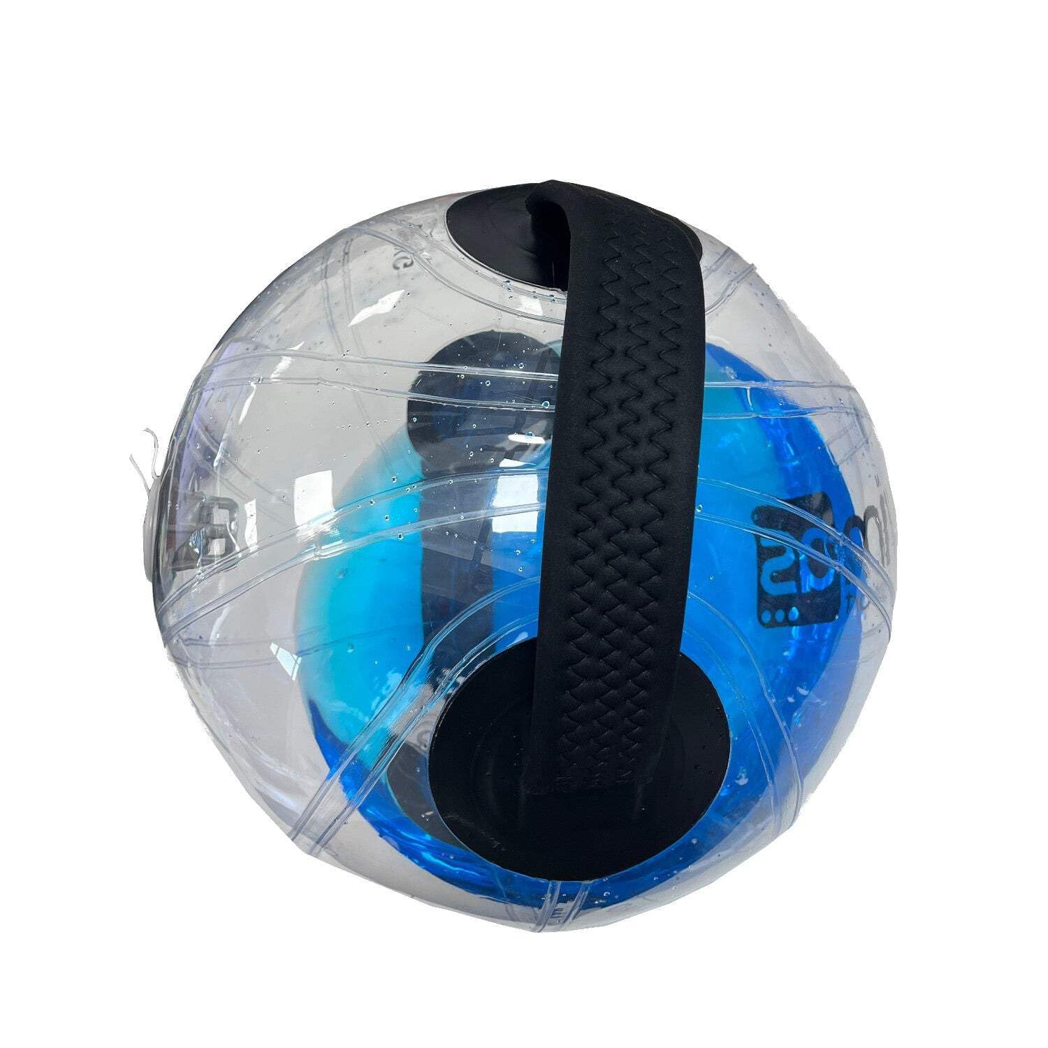 Aqua Ball, Balón Medicinal Rellenable de Agua, PVC Transparente, con Asas Resistentes, para Entrenamiento de Fuerza y Acondicionamiento Físico, Adultos Unisex
