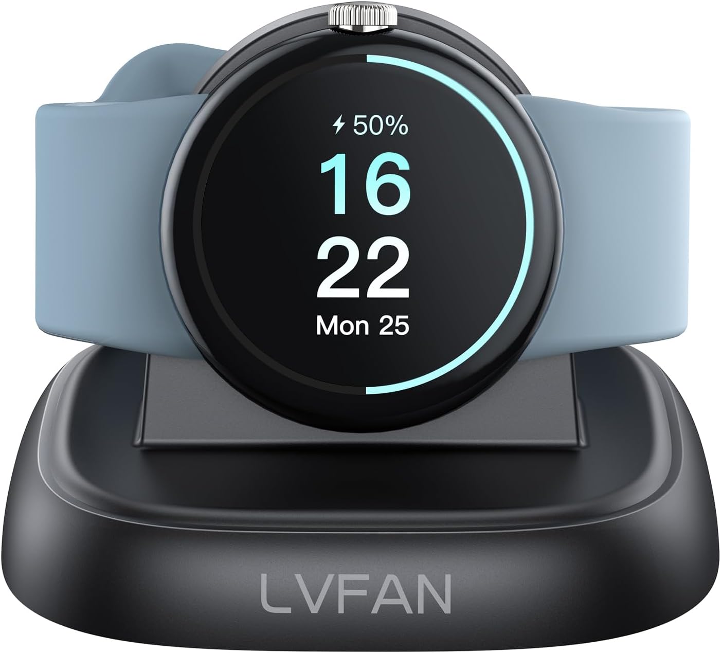 LVFAN Charger Dock Stand for Fitbit Versa 4 / Sense 2 & Google Pixel Watch 3 2 - Replacement Charging Cable Accessories