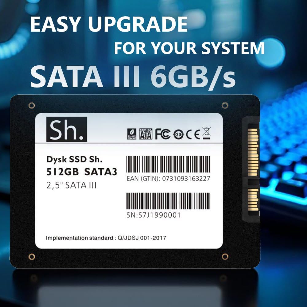 SSD Interne 512Go 2.5" SATA 6Gb/s - P3-512GB - Neuf Sous Blister