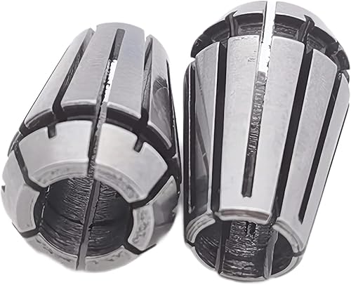 Miniatura 31 de Juego de pinzas Er11, portabrocas de enrutador de 1/8 pulgadas para máquina de grabado CNC y herramienta de torno de fresado (ER11 1/8 pulgadas)