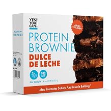 Yes You Can! Protein Brownie, Dulce de Leche, 10g Protein, 7 Count