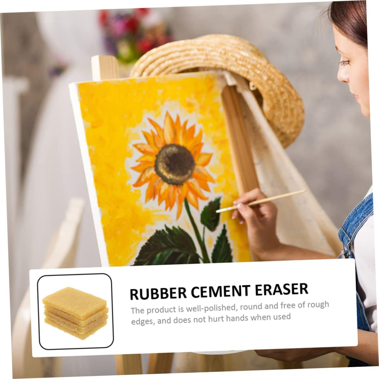 8pcs Art Masking Fluid Eraser for Watercolor Cleanup Skateboard Adhesive Remover for Artists and Easy to Use Versatile Cleaning Tool