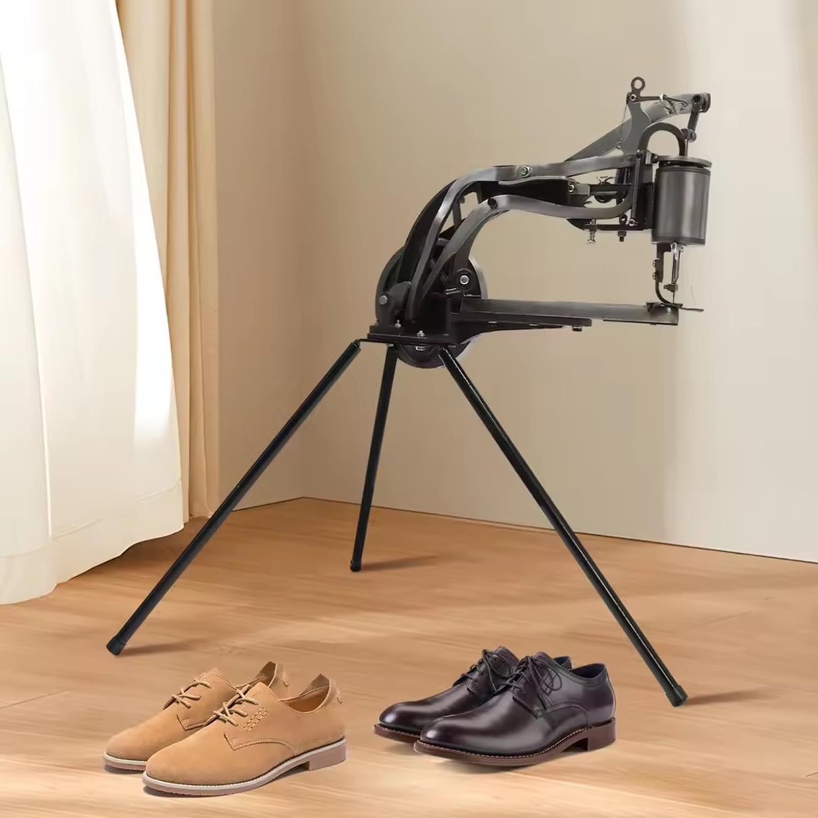 Macchina da cucire manuale in metallo Speciale 360 ° Regolabile Macchina da cucire Calzolaio Cucire Cuoio Per Riparazione Scarpe Scarpe di Gomma